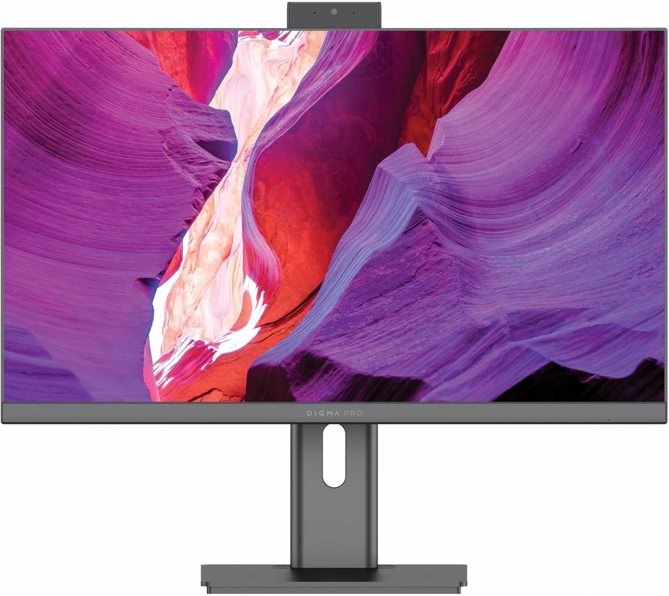 Моноблок Digma Pro Unity 23.8" Full HD i7 1255U (1.7) 16Gb SSD1Tb Iris Xe Windows 11 Professional GbitEth WiFi BT 90W клавиатура мышь Cam серый 1920x1080