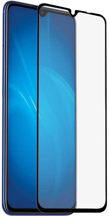 Защитное стекло для экрана DF xiColor-80 черный для Xiaomi Redmi 9/9T/Poco M3 прозрачная 1шт. (DF XICOLOR-80 (BLACK))