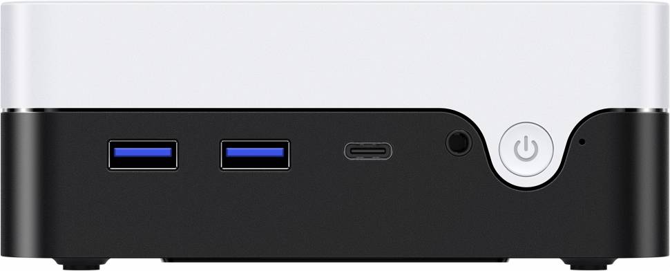 ПК Мини Chuwi LarkBox X N100 (0.8) 12Gb SSD512Gb UHDG Windows 11 Home 2xGbitEth WiFi BT черный/белый