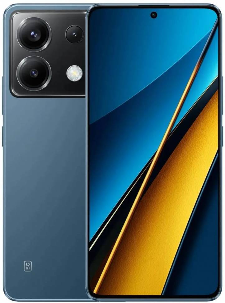 Смартфон Xiaomi POCO X6 5G 12/256GB Global (Синий)