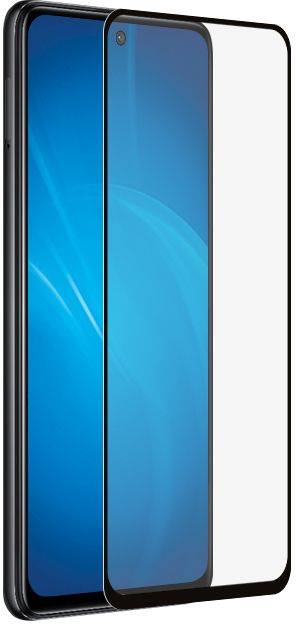 Защитное стекло для экрана DF poColor-06 черный для Xiaomi Poco M4 Pro 5G 2.5D 1шт. (DF POCOLOR-06 (BLACK))